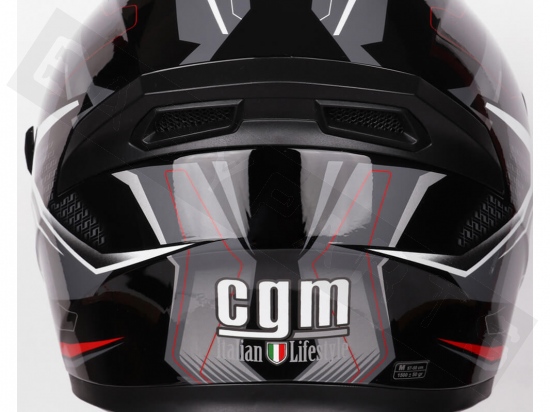 Helmet Full Face CGM 316G Mach 2 Black (double visor)